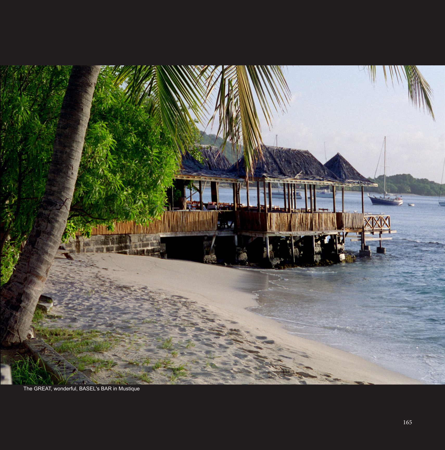 The GREAT, wonderful, BASEL's BAR in Mustique